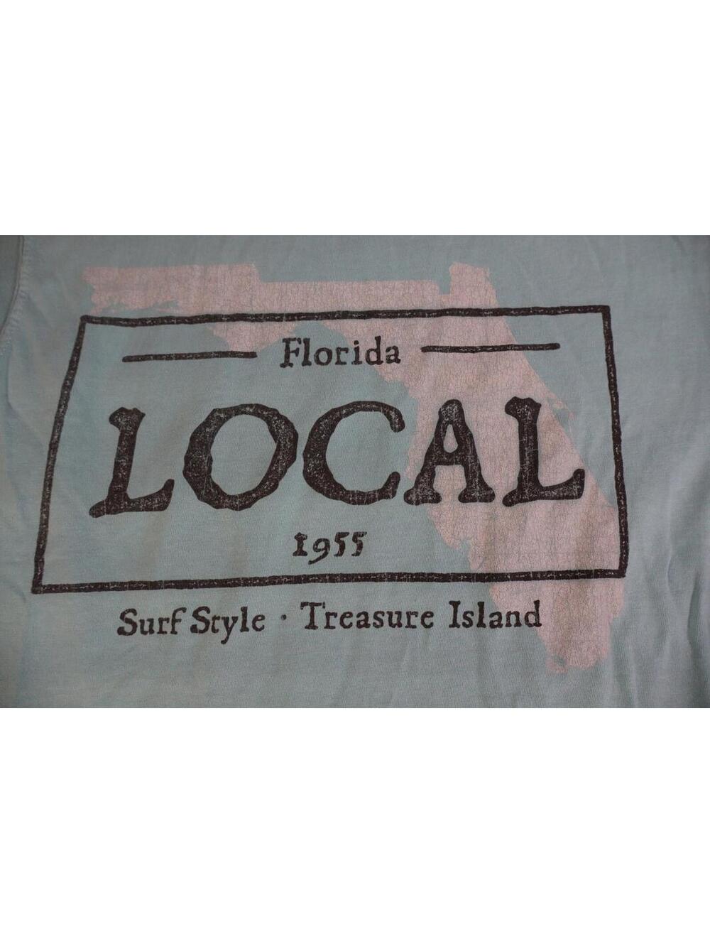 Men Shirt Small “Florida Local” Treasure St Pete Florida